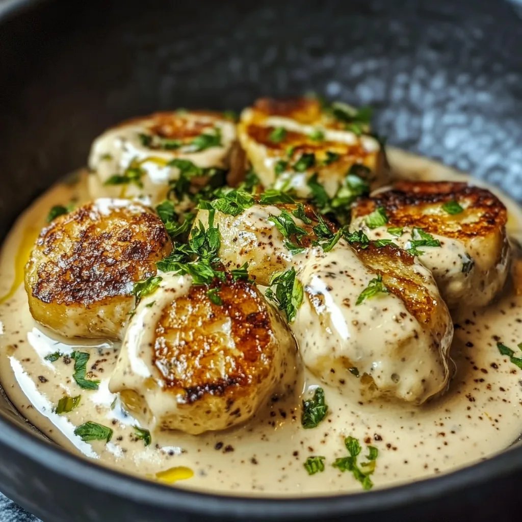 Rosenkohl in Frischkäse Senfsauce