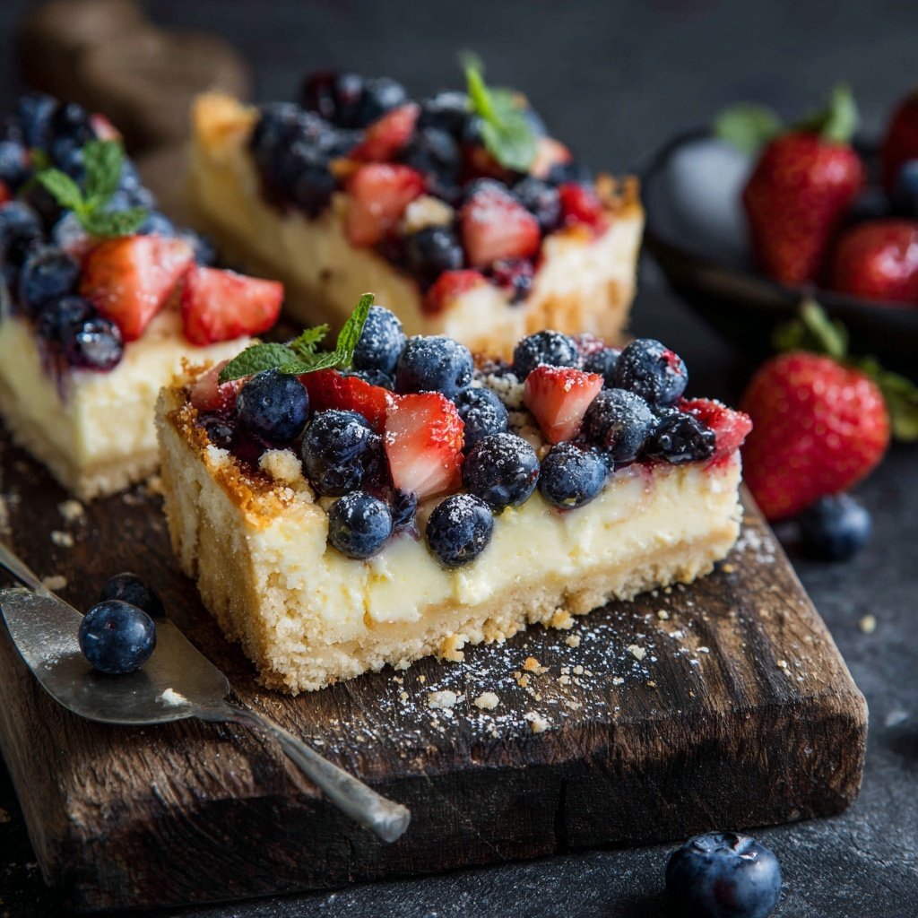Erdbeerkuchen Mit Quark Und Beeren