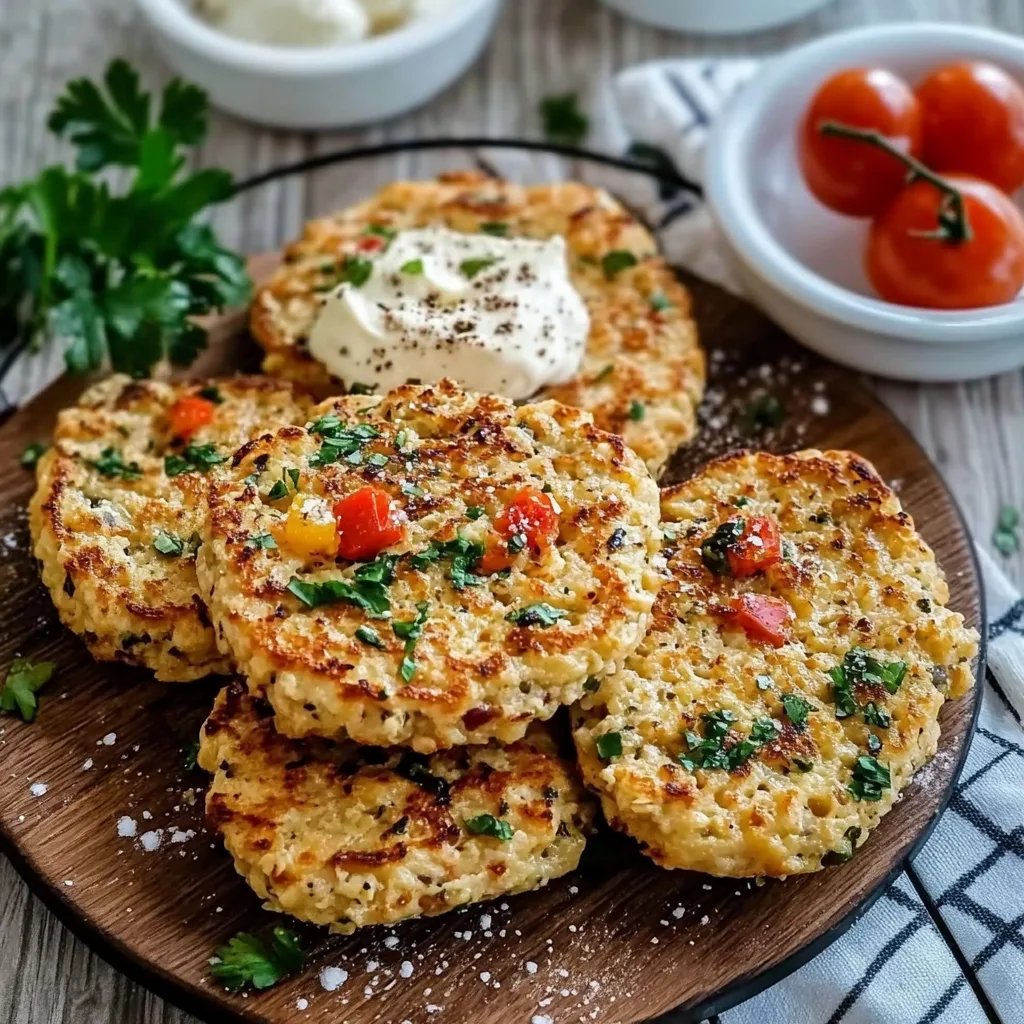 Proteinreiche Hüttenkäsetaler