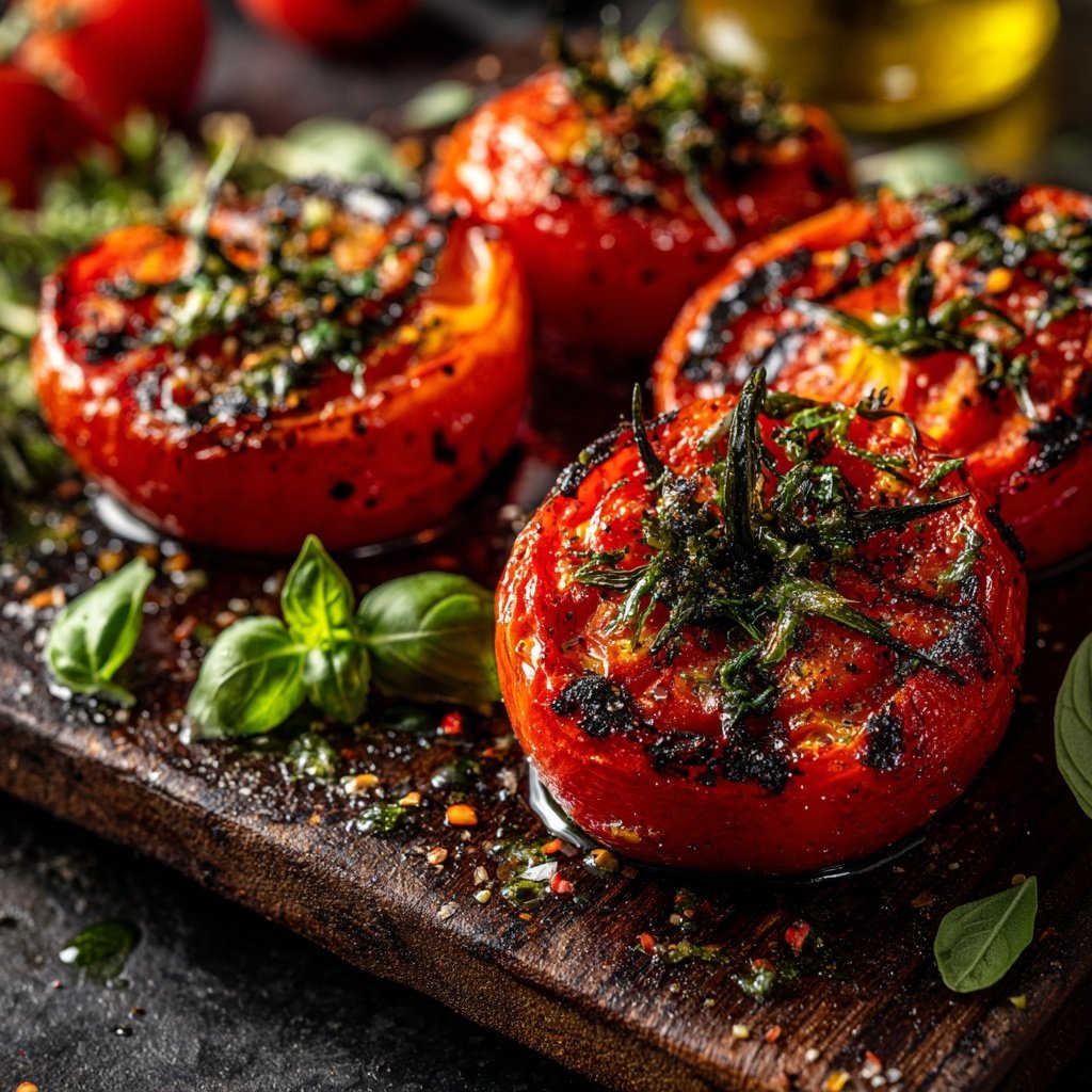 Gegrillte Tomaten Mit Kräutern