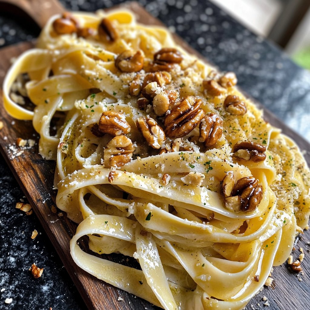 Tagliatelle mit Walnüssen