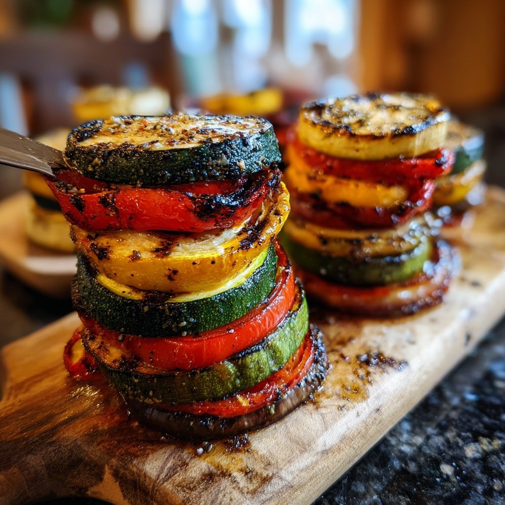 Gegrillte Gemüse Medaillons