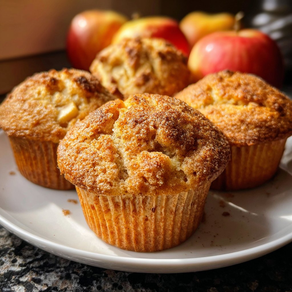 Muffins mit Apfel und Zimt