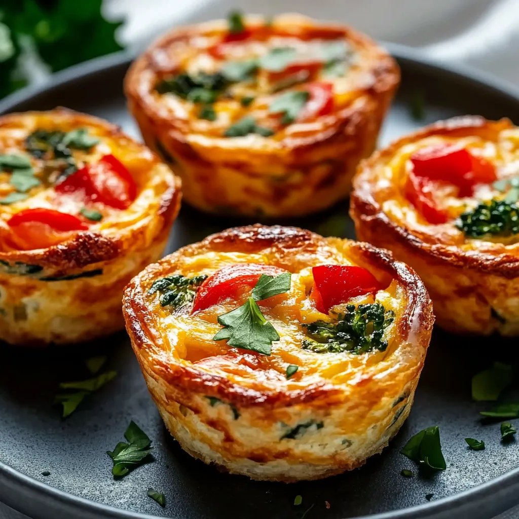 Mini-Quiches mit Gemüse