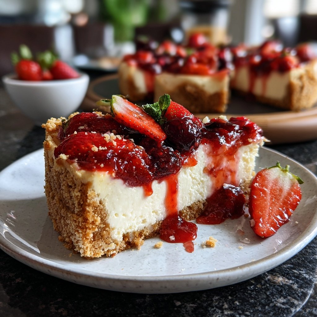 Erdbeerkuchen Mit Quark Und Beeren