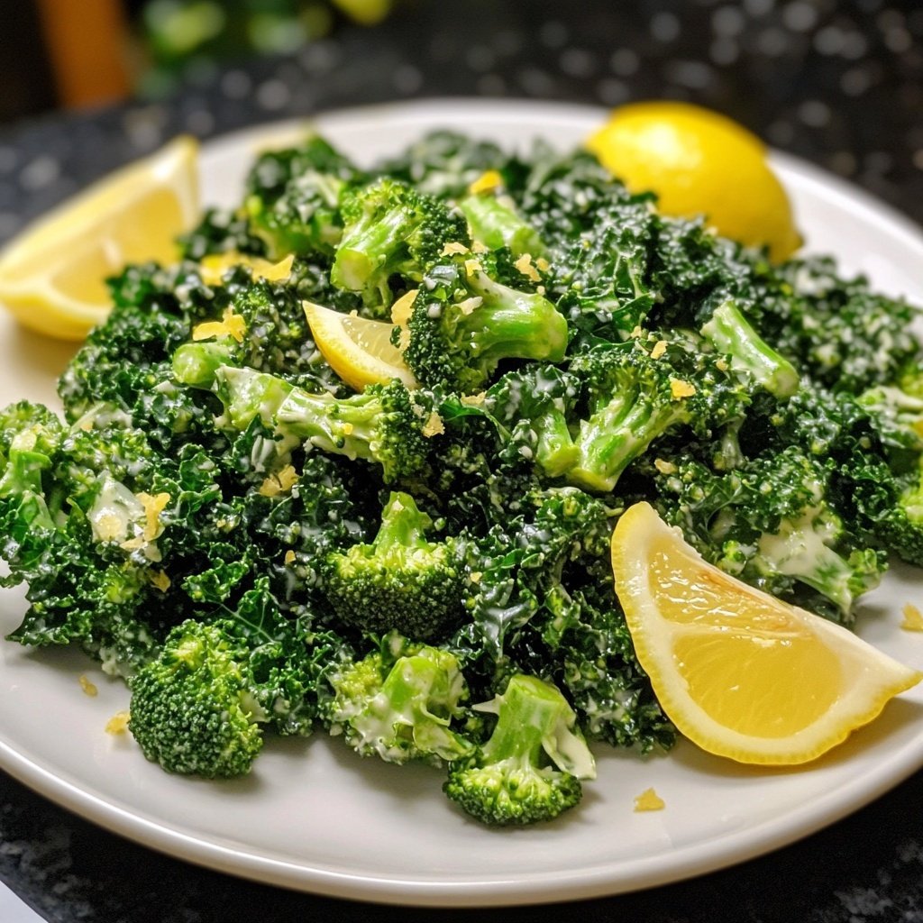 Brokkoli-Grünkohl-Salat