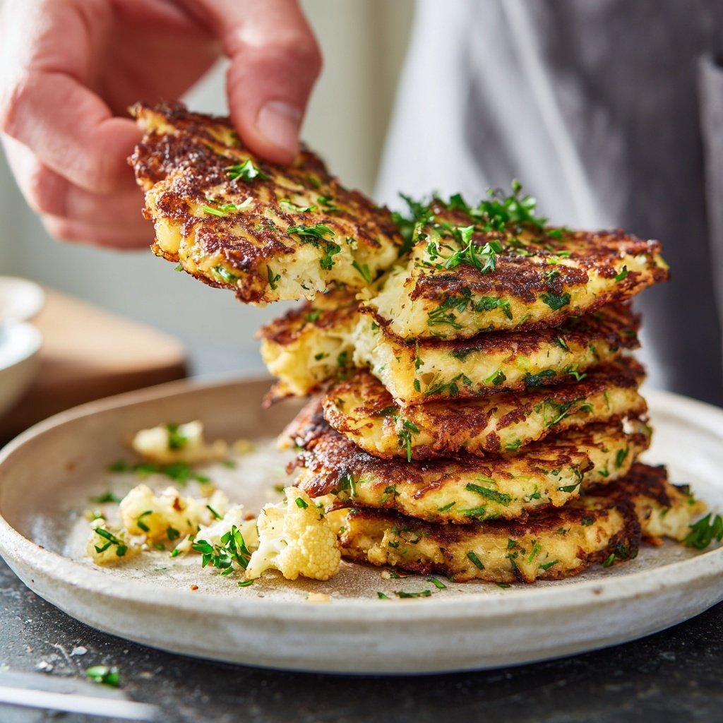Blumenkohl Rösti Im Ofen