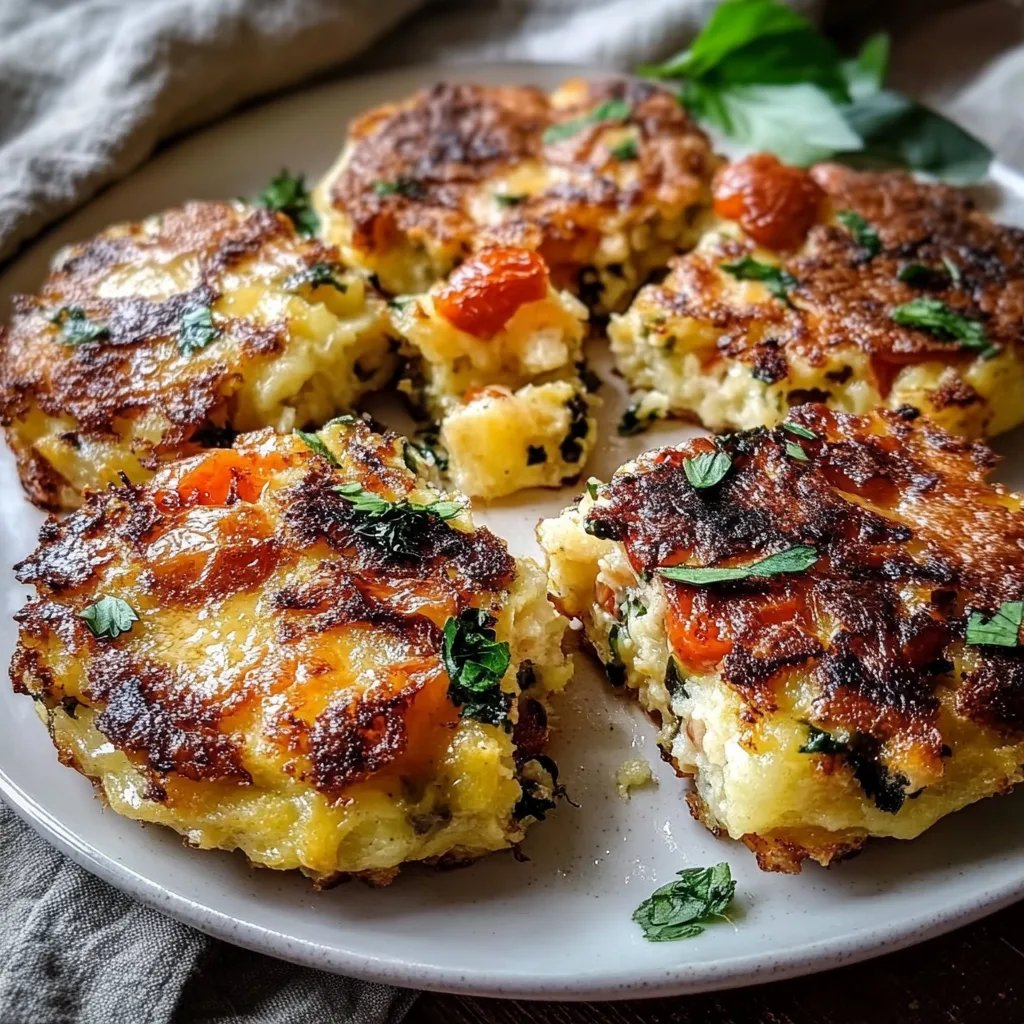 Blumenkohl-Käse-Medaillons