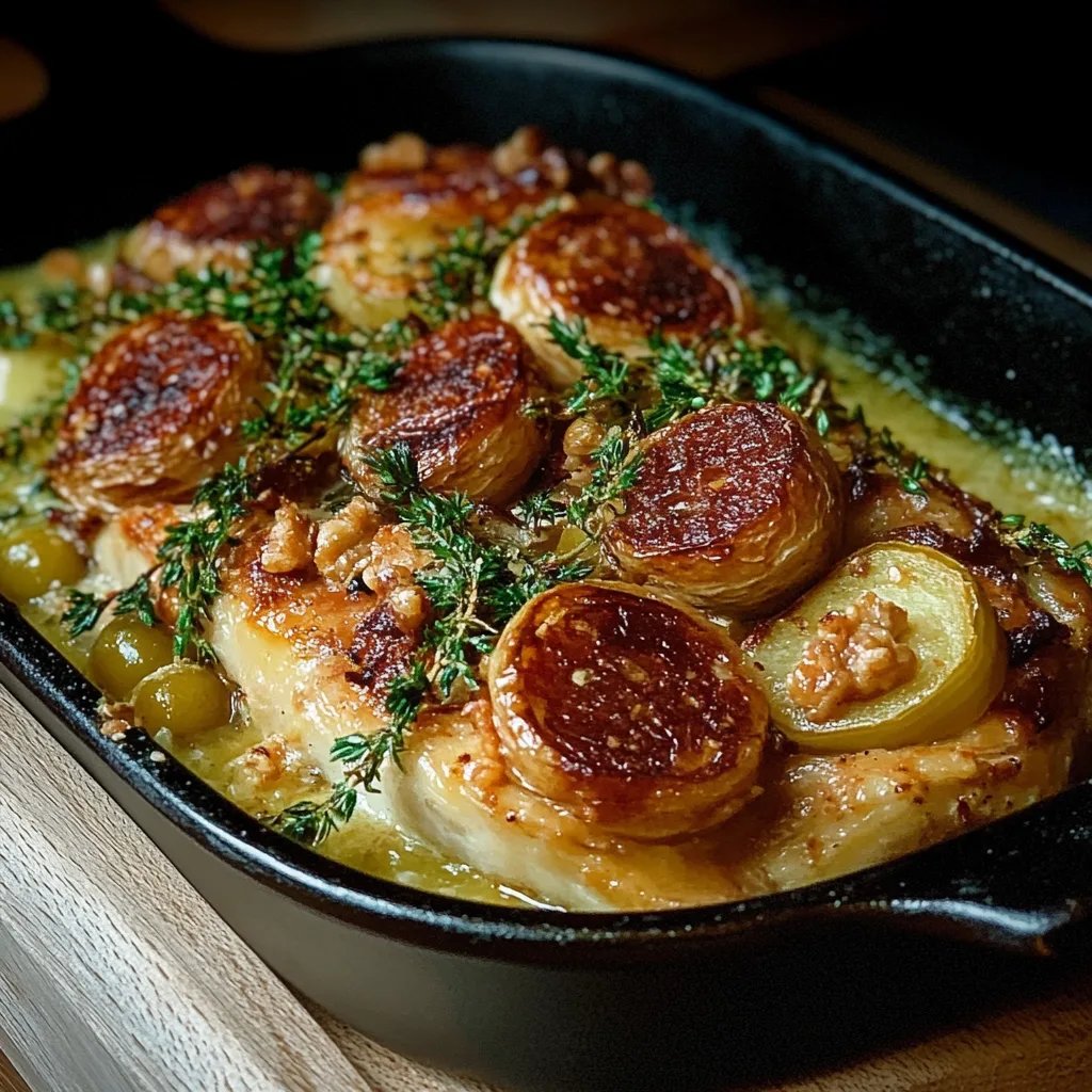 Rosenkohl-Kasseler-Auflauf