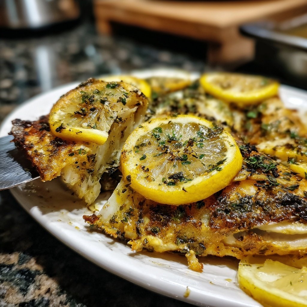 Gesund & Leicht Zitronen-Gegrillter Fisch