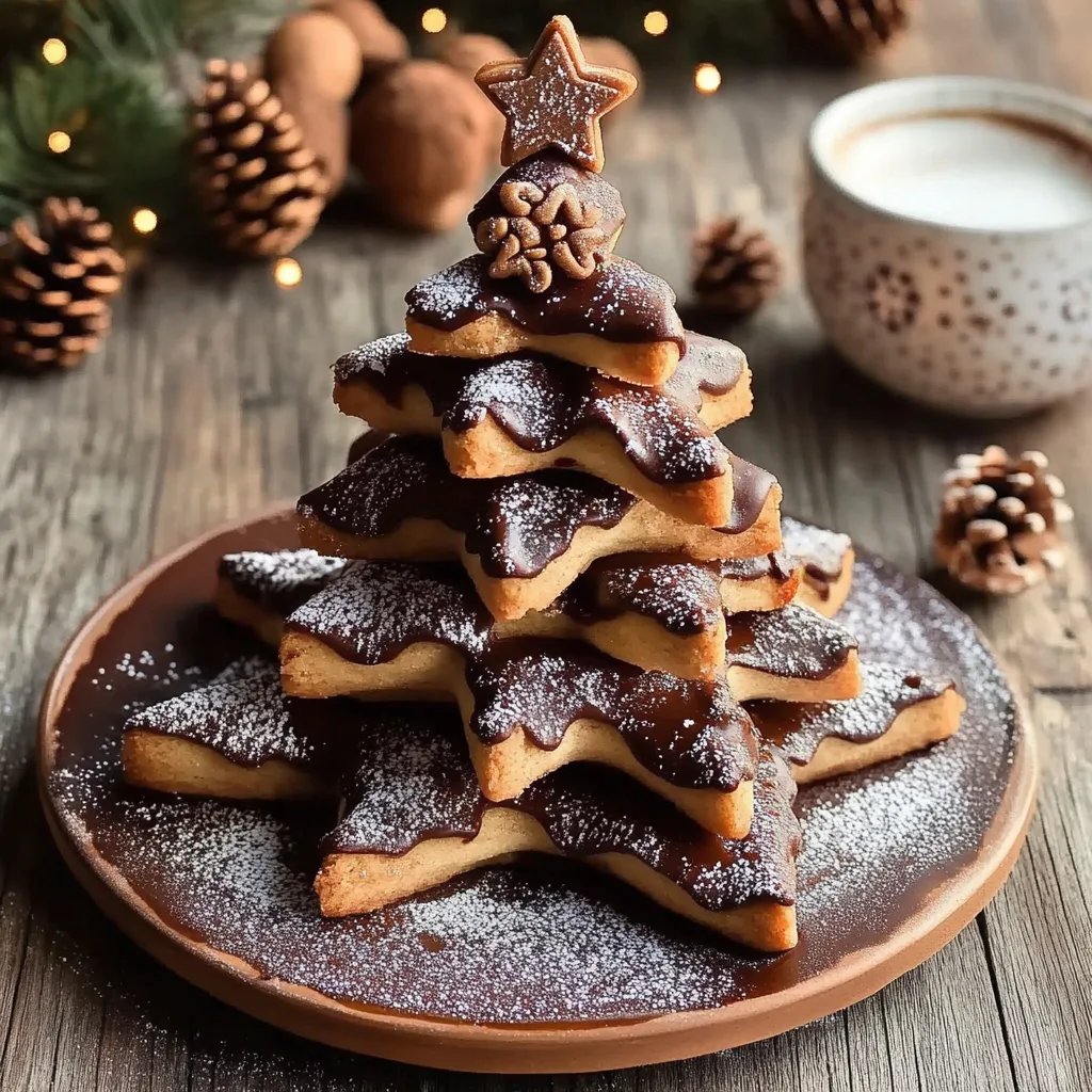Nutella-Schokoladen-Weihnachtsbaum