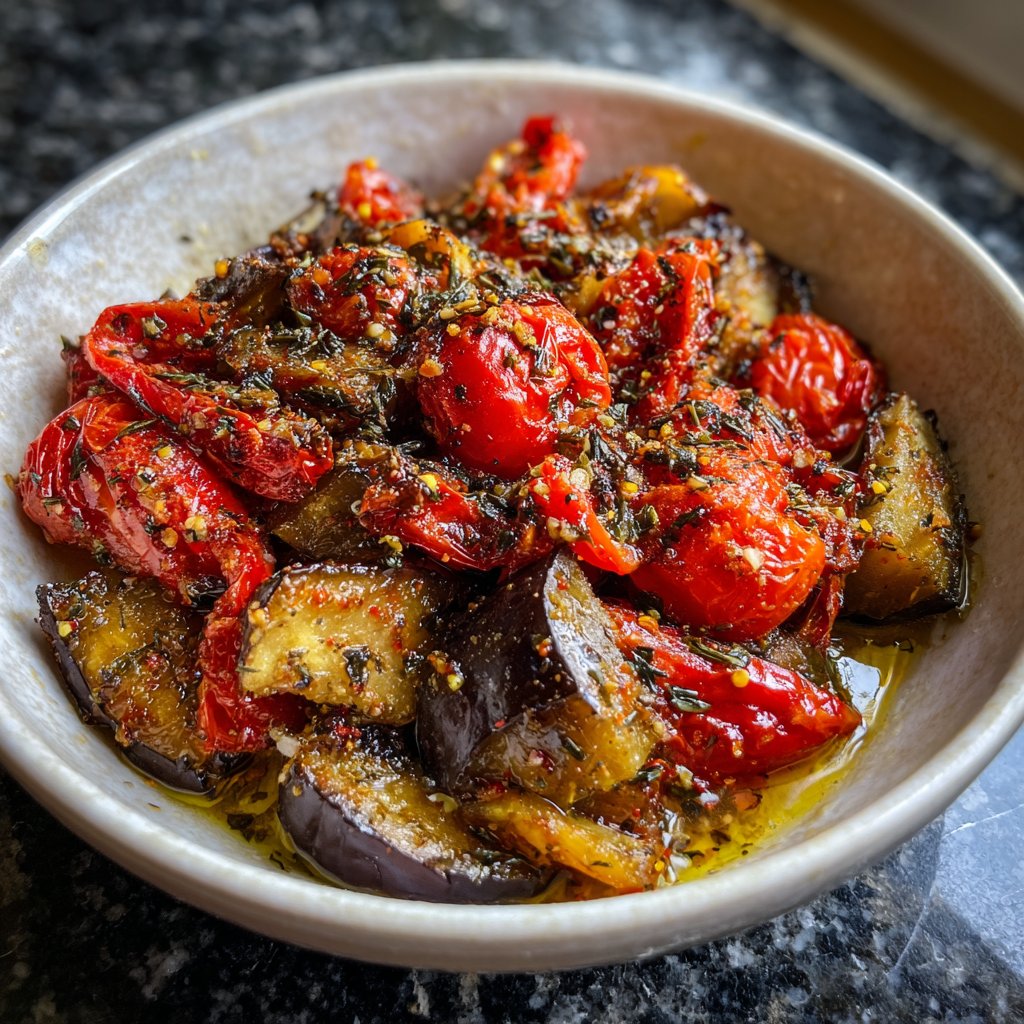 Auberginen mediterran gewürzt