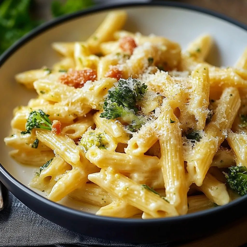 Gesunde Sahne-Brokkoli-Pasta